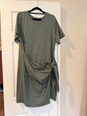 A New Day Faux Wrap Tshirt Dress NWOT